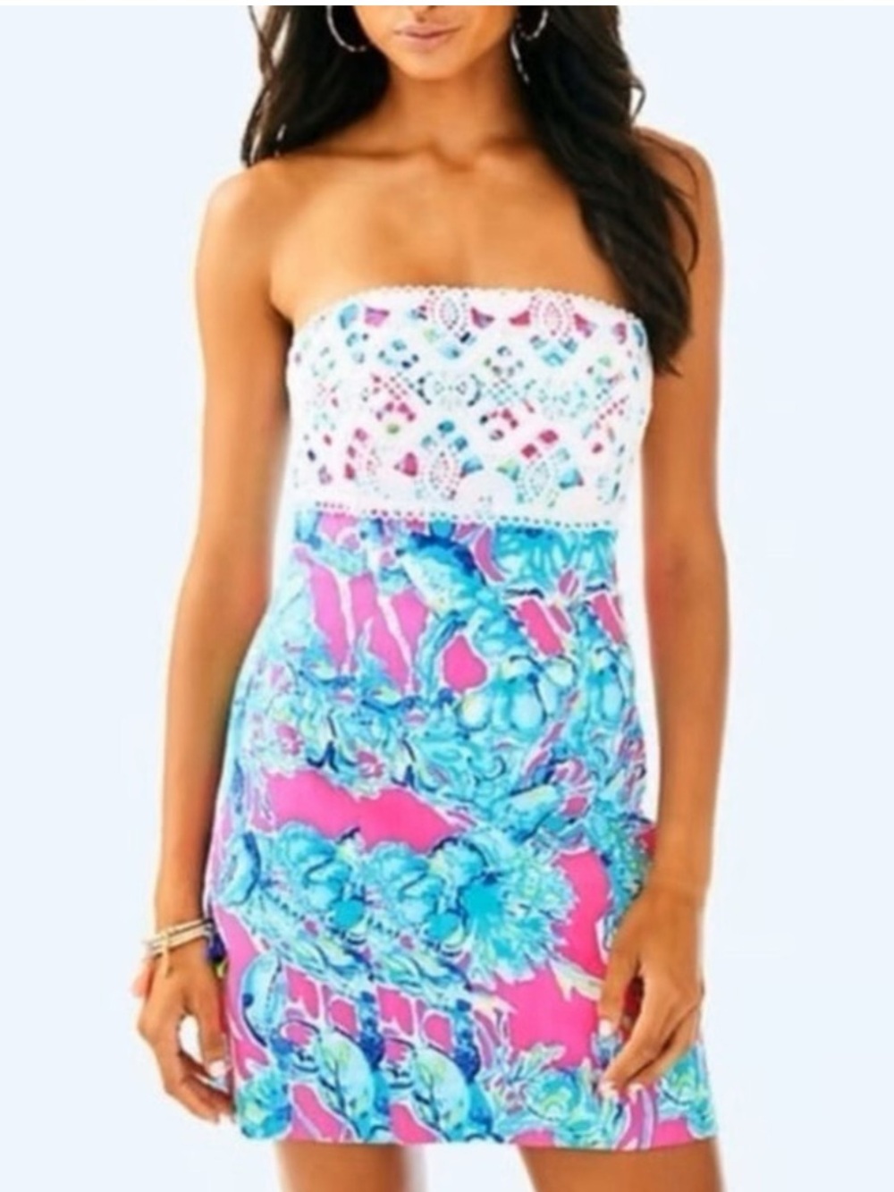 Lilly Pulitzer Brynn Dress Lobsters In Love Raz Berry